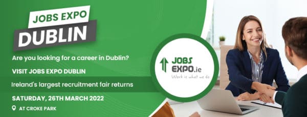 Register For Free for Jobs Expo Dublin
