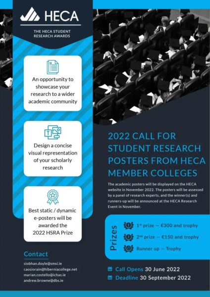 The HECA Student Research Awards (HSRA) 2022
