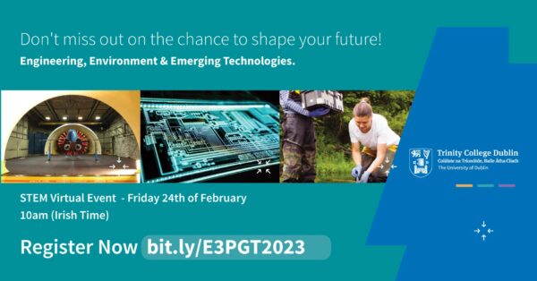 Trinity College Dublin STEM Postgraduate Virtual Event